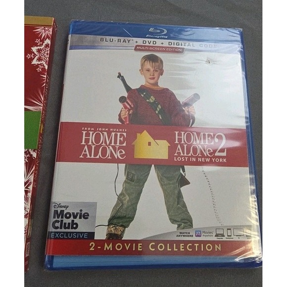 Home Alone & Home Alone 2 -Blu Ray/Dvd/Digital Disney Movie Club Exclusive - NEW - Picture 3 of 5